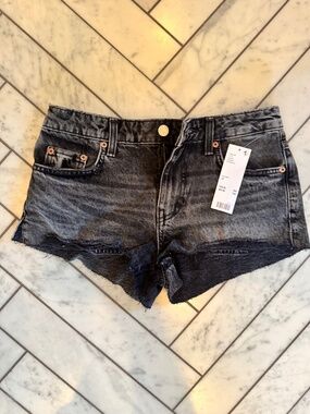 BDG High-rise Black Denim Shorts